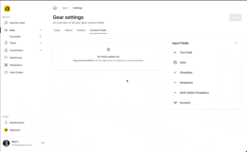 Adding Custom Field For Asset