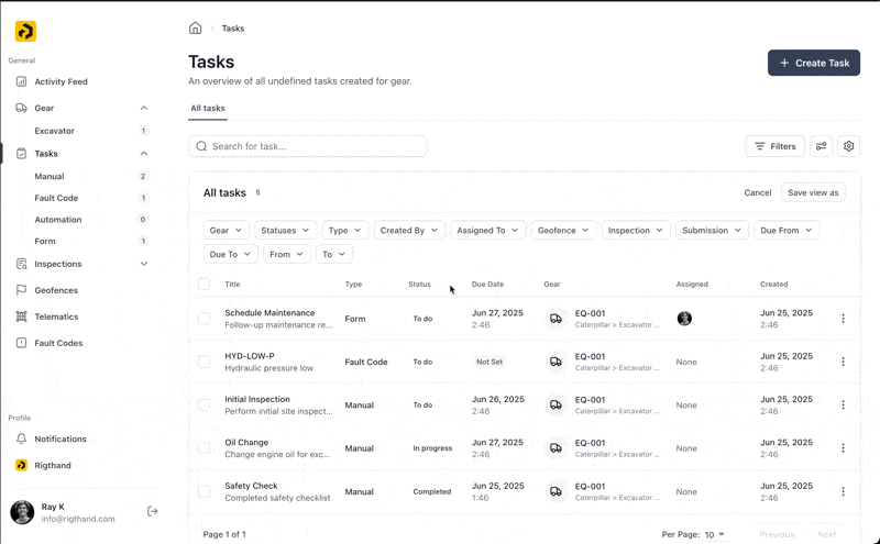 Creating custom view for tasks assigned to me